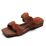 Aurelia | Women Mules with Croc-Embossed Leather and Cushioned-Heel