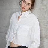 Skye | Women Shirt With Linen Cropped Fit