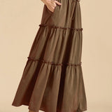 Lorette | Women's Skirt with Drawstring Waist and Side Pockets