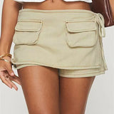 Dakota | Women's Skirt with Low Rise and Front Pockets