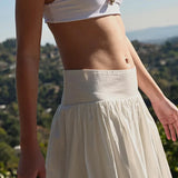 Maravi | Women's Skirt with Stretch Waist and Balloon Hem