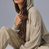 Everly | Women's Corduroy Two Piece Set Lounge Pants