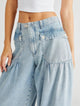 Roxy | Women's Wide Leg Denim Jeans with Low Waist