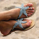 Sirena | Women’s Sandals with Beaded Starfish Straps
