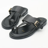 Valencia | Women's Leather Sandal with Buckle and Support