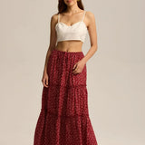 Lorette | Women's Skirt with Drawstring Waist and Side Pockets