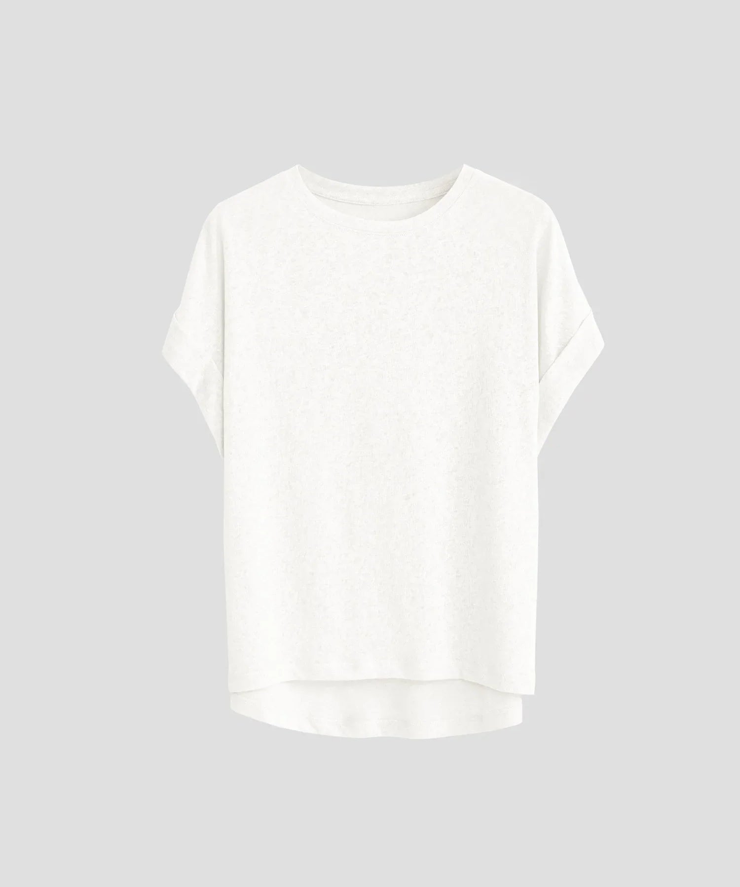 Genevieve | Women Tee With Cotton Linen Oversized Fit