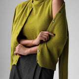 Marenton | Women Knit Top With Wool Cashmere Blend