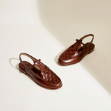 Nerissa | Women's Sandals with Slingback and Woven Detail