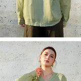 Nova | Women Shirt With Ramie Blend V Neck
