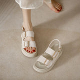 Cressida | Women's Platform Sandal with Buckles and Insoles