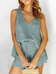 Serena | Women's Knit Vest Shorts Set