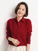 Riverdale | Women Polo Top With Knit Fabric