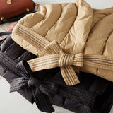 Jordan | Women's Quilted Duck Down Vest with Belted Waist