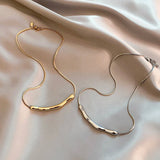 Diana | Women Necklace with Collarbone Chain and Stainless Steel