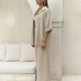Wrenley | Women's Cotton Two Piece Set Pants