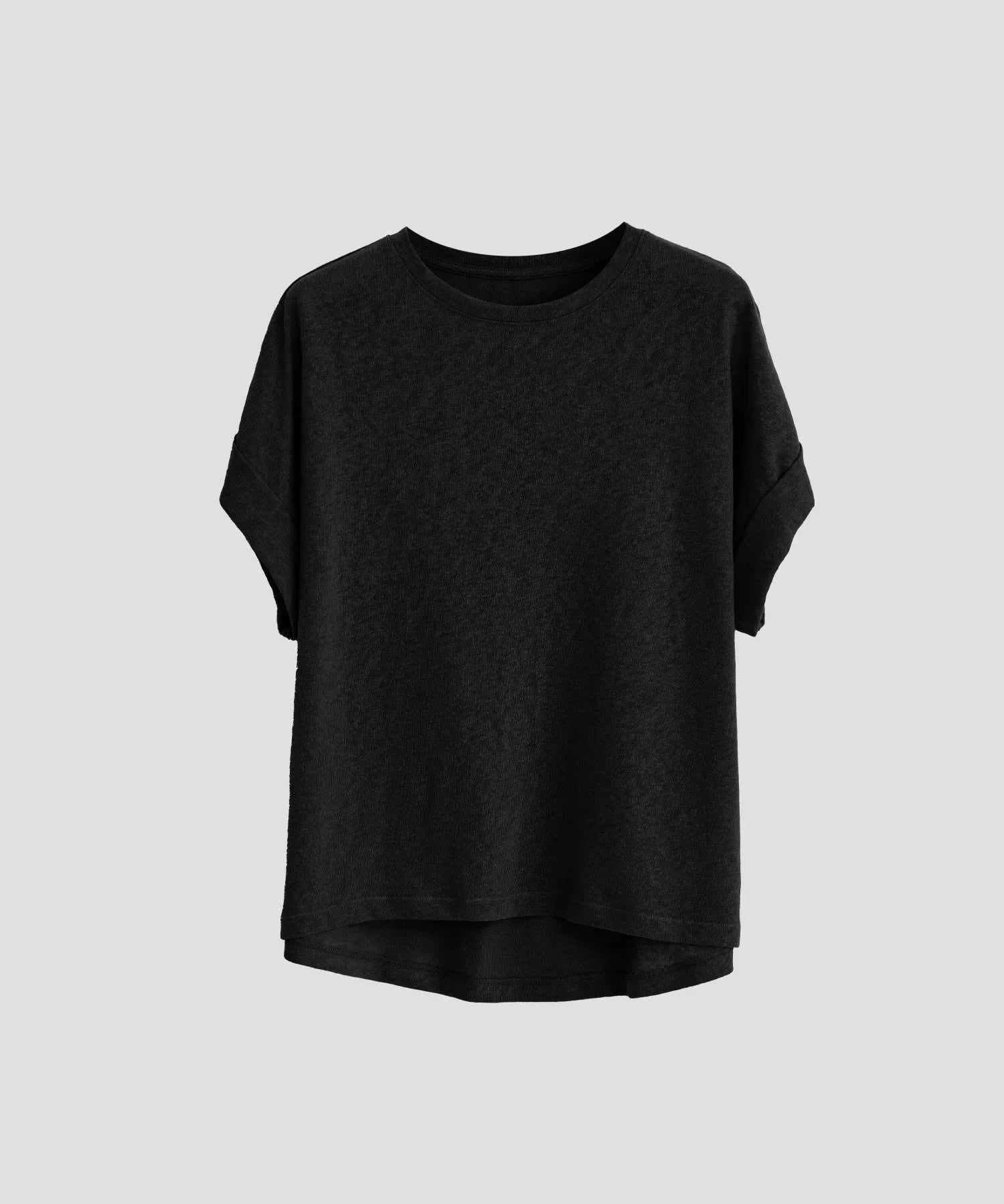 Genevieve | Women Tee With Cotton Linen Oversized Fit