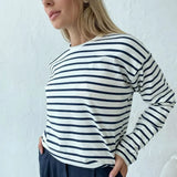 Marinière | Women Tee With Striped Pattern Design