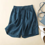 Brynn | Women's Shorts with Elastic Waist and Ruffle Seams