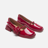Rosetta | Women Mary Janes with Rose Accent and Glossy