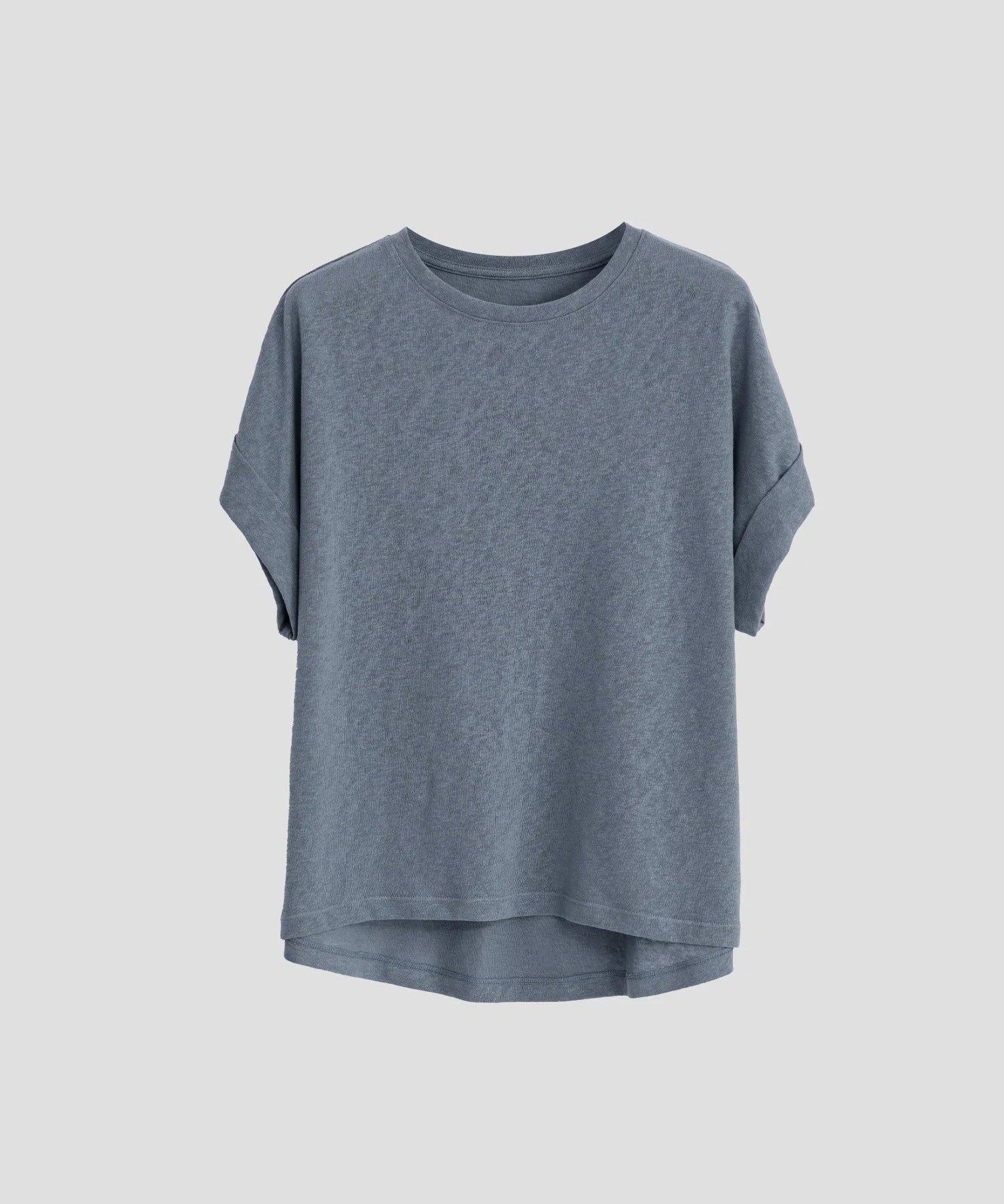 Genevieve | Women Tee With Cotton Linen Oversized Fit