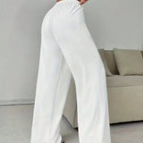 Clarissa | Women's Pants with Drawstring Waistband and Wide Legs