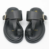 Valencia | Women's Leather Sandal with Buckle and Support