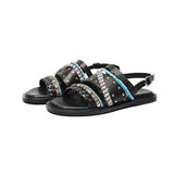 Alessia | Women's Sandals with Braided Strap and Slingback