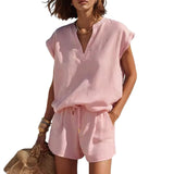 Juliette | Women's Two Piece Lounge Set Shorts