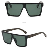 Juniper | Modern Bold Sunglasses with Polarized-UV400 and Bamboo-Frames