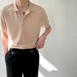 Alden | Men's Ribbed Knit Short Sleeve Shirt