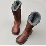 Aubrey | Women’s Riding Boots with Leather and Wool
