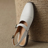 Biarritz | Women’s Slingback Leather Sandals with Cushioned Footbed