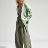 Langley | Women Shirt With Cotton Crinkle Fabric