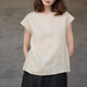 Elise | Women Tee With Linen Oversized Fit