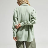 Langley | Women Shirt With Cotton Crinkle Fabric