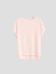 Genevieve | Women Tee With Cotton Linen Oversized Fit