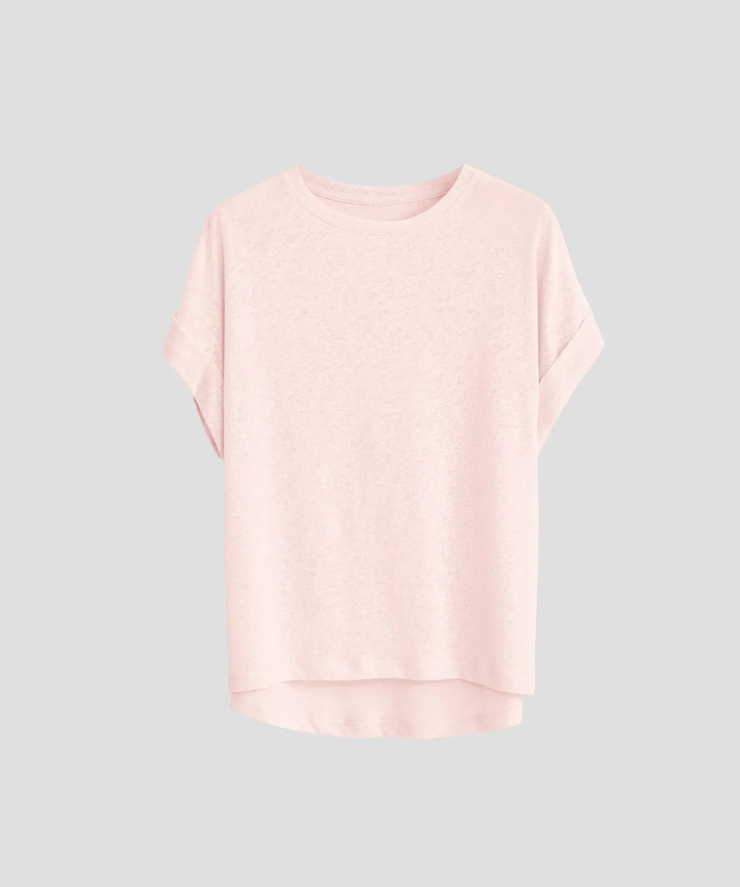 Genevieve | Women Tee With Cotton Linen Oversized Fit