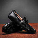 Jameson | Men's Moccasins Footwear with Leather and Grip
