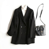 Morgan | Women's Mid-Length Wool Coat with Relaxed Silhouette