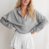 Faye | Women's Cropped Hoodie with Relaxed Fit and Soft Fabric Blend