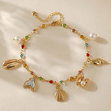 Sirena | Women Bracelet with Shell Design and Gold Plating