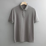 Cedric | Men's Cotton Blend Polo Shirt with V-Shape Fit