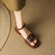 Blaire | Women Sandals with Chunky Heel and Flat