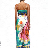 Montclair | Women's Printed Wide Leg Cami Jumpsuit
