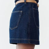 Talia | Women's Shorts with Belted Waist and Front Pockets