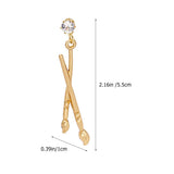 Arte | Women's Earrings with Artist Motifs and Mismatched Design