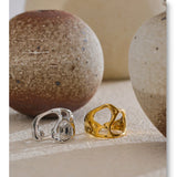Forma | Women Ring with Open Design and Gold Plating