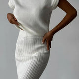 Marnie | Women's Ribbed Set with Fitted Design and Breathable Fabric