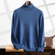Thaddeus | Men's Cashmere Low Turtleneck Sweater